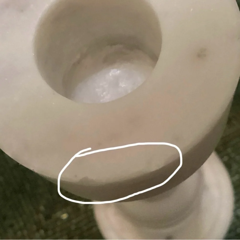 Anthropologie marble taper